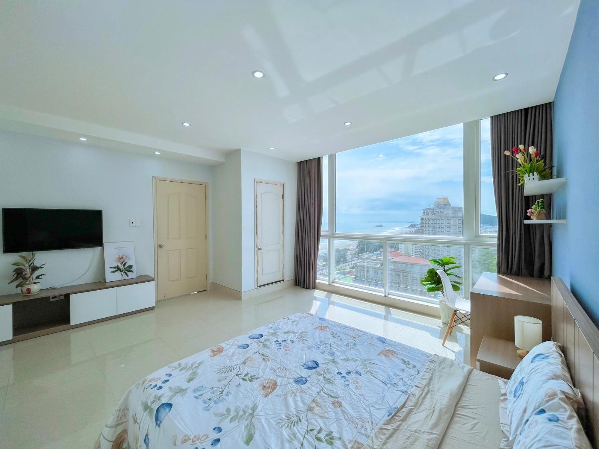 Can Ho Oasky,3 Phong View Dep Nhin Ra Bien,Nui Va Ho Bau Sen Vung Tau Exterior foto