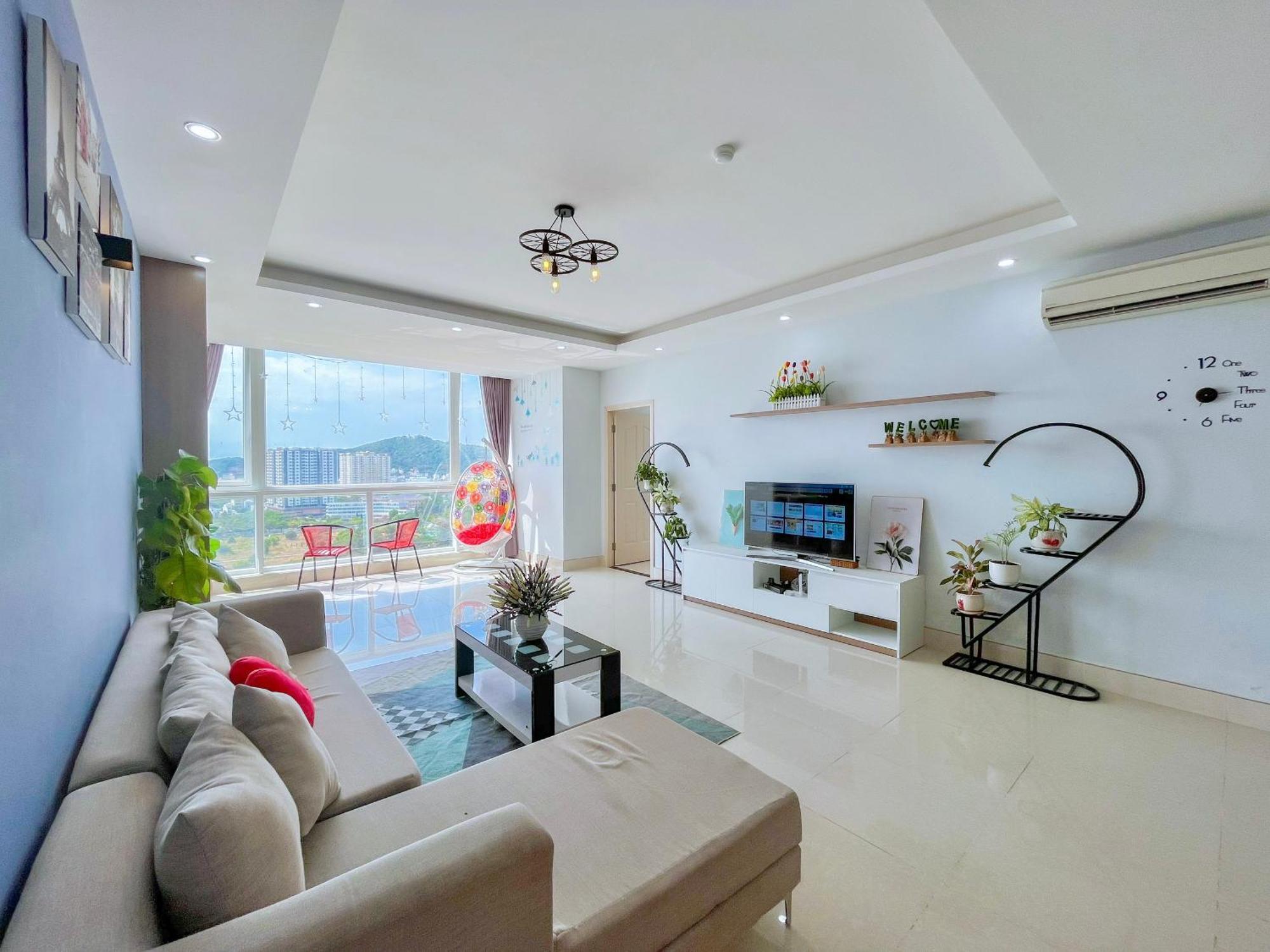 Can Ho Oasky,3 Phong View Dep Nhin Ra Bien,Nui Va Ho Bau Sen Vung Tau Exterior foto