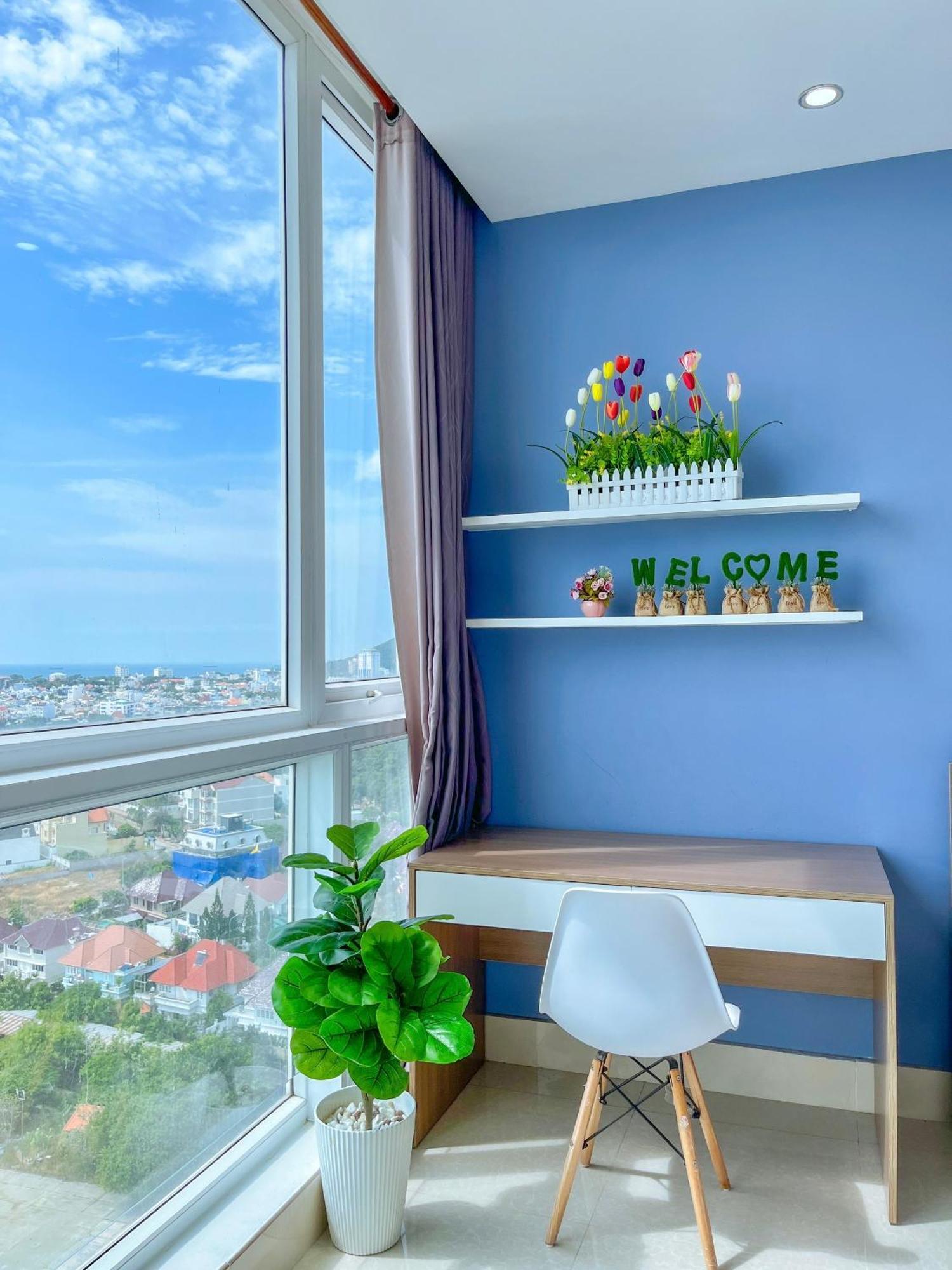 Can Ho Oasky,3 Phong View Dep Nhin Ra Bien,Nui Va Ho Bau Sen Vung Tau Exterior foto